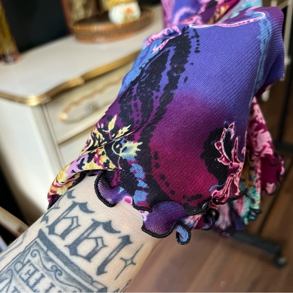 Vintage Vibrant Multicolor Patchwork Skirt - Picture 4 of 6